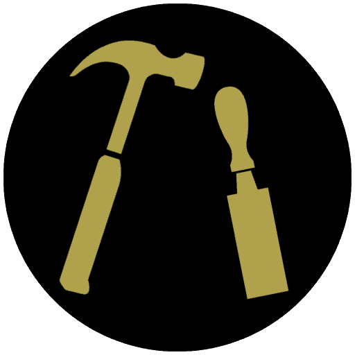 Hammer & Chisel Carpentry - Gold/Black Favicon